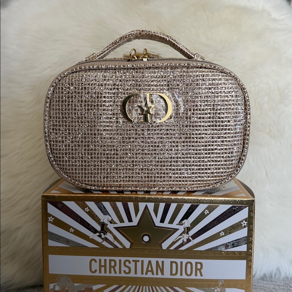 Christian Dior gold bag